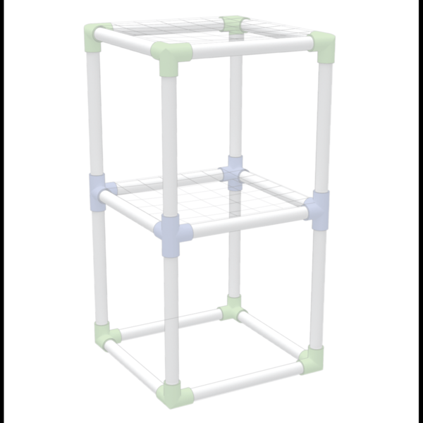 SCROG Trellis 3/4" PVC Kit - Double Cube 3
